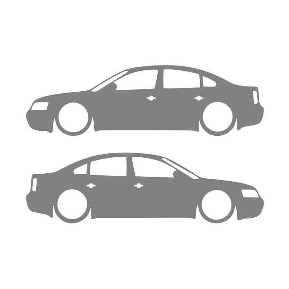 Basık Passat Sticker 17x17 Cm Gri ürün görseli 1