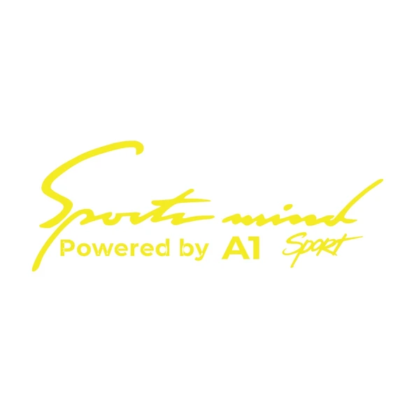 Sports Mind Audi A1 Sports Sticker 17x17 Cm Sarı ürün görseli 1