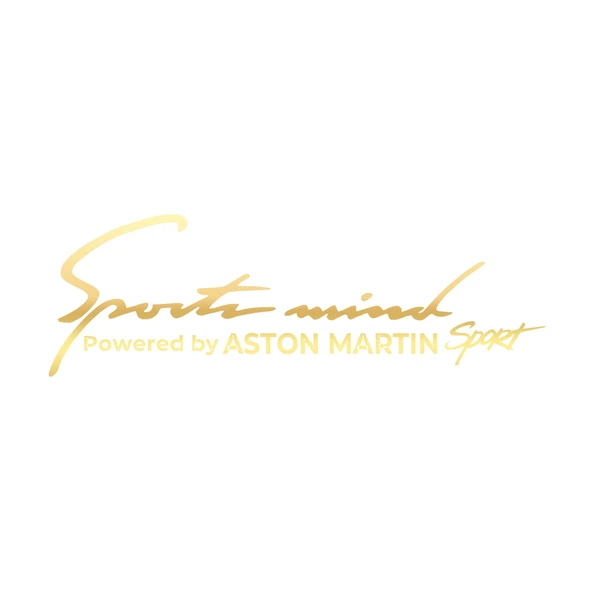 Sports Mind Aston Martini Sports Sticker 17x17 Cm Gold ürün görseli 1