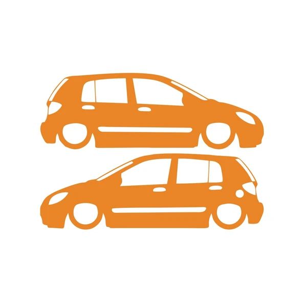 Basık Hyundai Getz Basık Sticker 17x17 Cm Turuncu ürün görseli 1