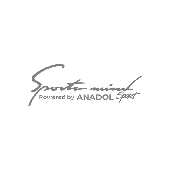 Sports Mind Anadol Sports Sticker 17x17 Cm Gri ürün görseli 1