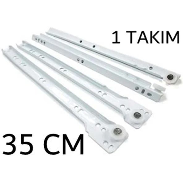 35 LİK ÇEKMECE RAYI ( FLORE ) ( 35cm ) ürün görseli 1