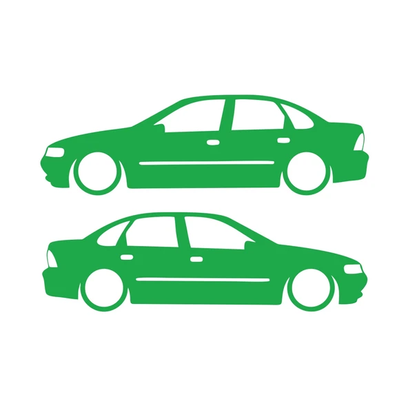 Basık Opel Vectra Sticker 17x17 Cm Yeşil ürün görseli 1