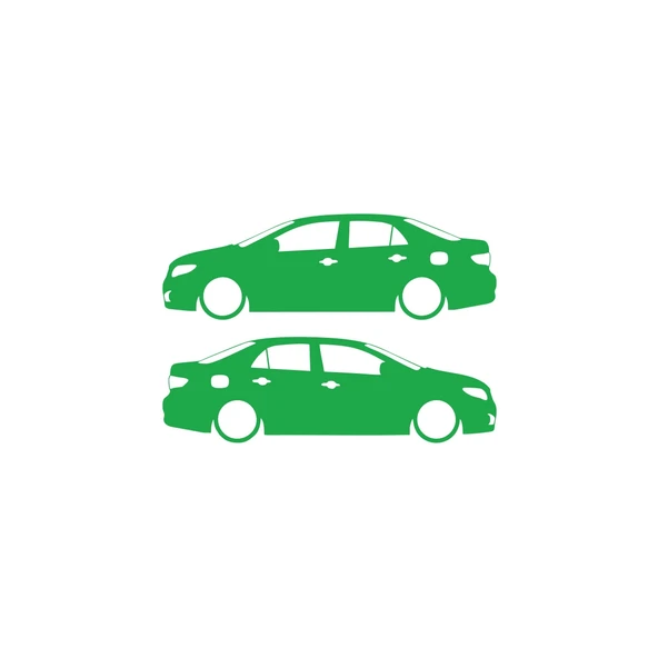 Basık Corolla Sticker 17x17 Cm Yeşil ürün görseli 1