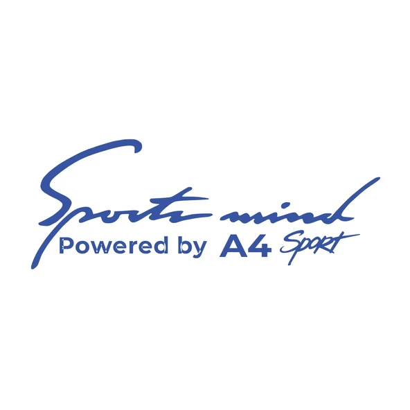 Sports Mind Audi A4 Sports Sticker 17x17 Cm Mavi ürün görseli 1