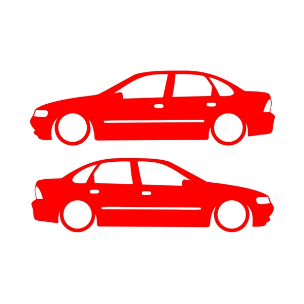 Basık Opel Vectra Sticker 17x17 Cm Kırmızı ürün görseli 1
