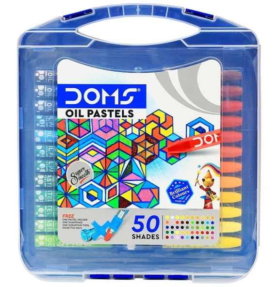 Doms Oil Pastel Hexagonal 50'li Yağlı Pastel Boya / FT8202 ürün görseli 1