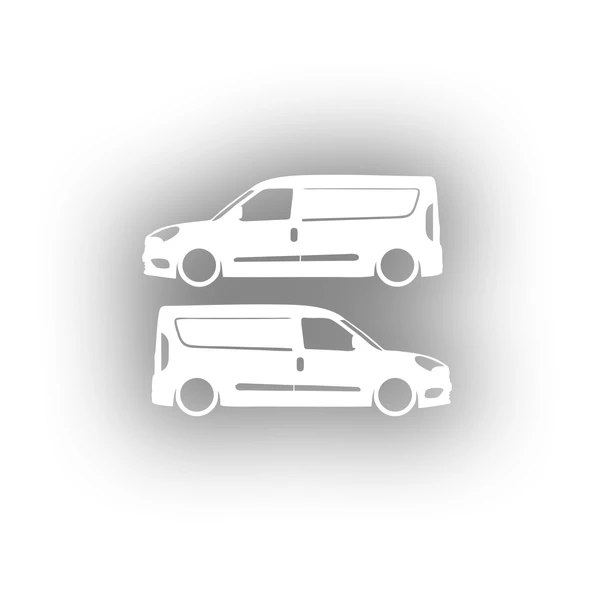 Basık Doblo Sticker 17x17 Cm Beyaz ürün görseli 1