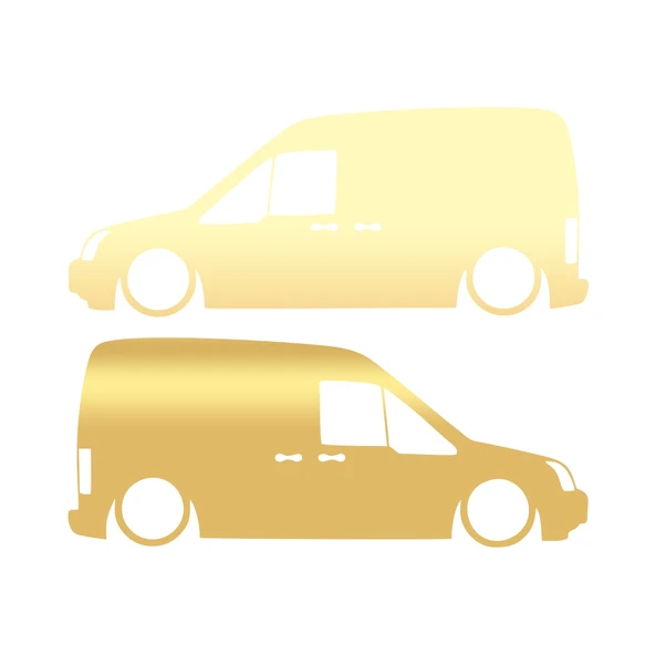 Basık Ford Connect Sticker 17x17 Cm Gold ürün görseli 1