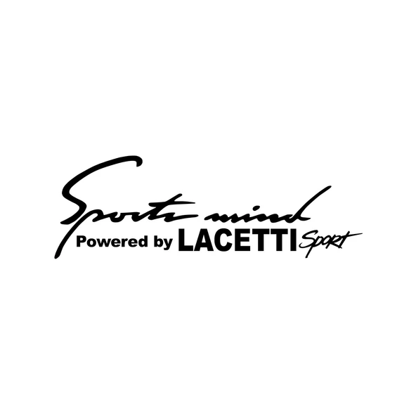 Sports Mind CHEVROLET LACETTI Sports Sticker 17x17 Cm Siyah ürün görseli 1
