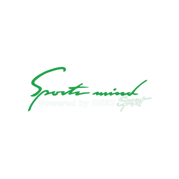 Sports Mind CHEVROLET AVEO Sports Sticker 17x17 Cm Yeşil ürün görseli 1
