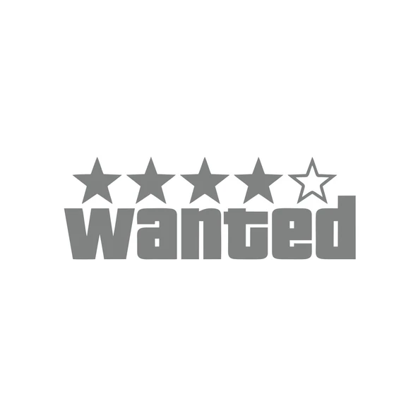 Wanted Sticker 17x17 Cm Gri ürün görseli 1