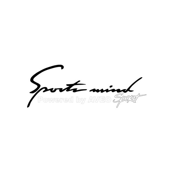 Sports Mind CHEVROLET AVEO Sports Sticker 17x17 Cm Siyah ürün görseli 1