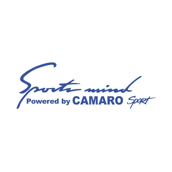 Sports Mind CHEVROLET CAMARO Sports Sticker 17x17 Cm Mavi ürün görseli 1