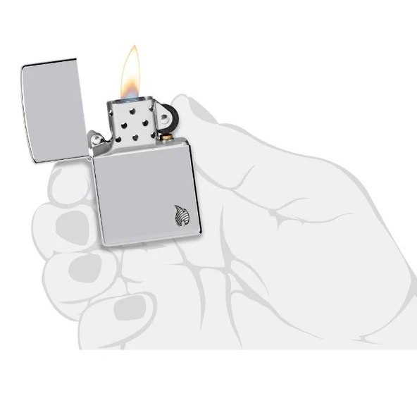 Zippo 46396-120977 Armor Series Flame Çakmak - Resim 4