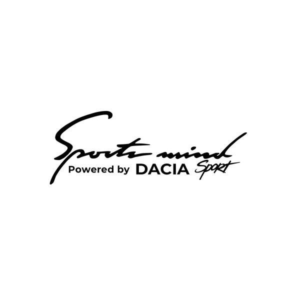Sports Mind DACIA ESports Sticker 17x17 Cm Siyah ürün görseli 1