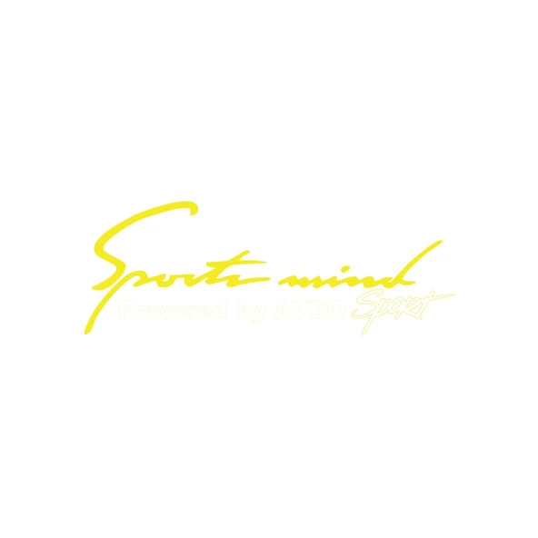 Sports Mind CHEVROLET AVEO Sports Sticker 17x17 Cm Sarı ürün görseli 1