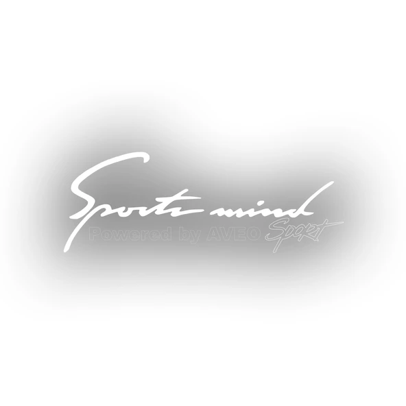 Sports Mind CHEVROLET AVEO Sports Sticker 17x17 Cm Beyaz ürün görseli 1