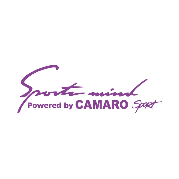 Sports Mind CHEVROLET CAMARO Sports Sticker 17x17 Cm Mor ürün görseli 1