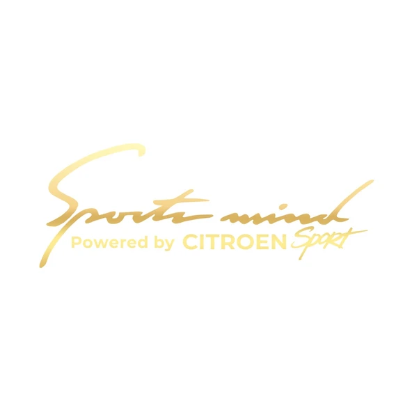 Sports Mind CITROEN Sports Sticker 17x17 Cm Gold ürün görseli 1