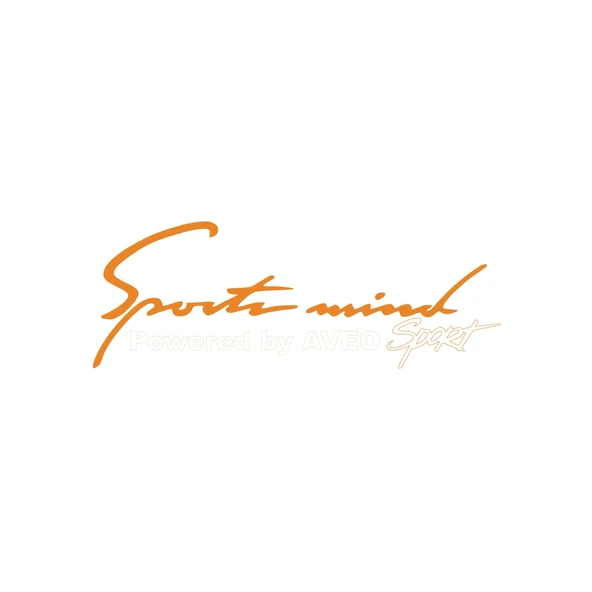 Sports Mind CHEVROLET AVEO Sports Sticker 17x17 Cm Turuncu ürün görseli 1