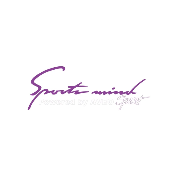 Sports Mind CHEVROLET AVEO Sports Sticker 17x17 Cm Mor ürün görseli 1