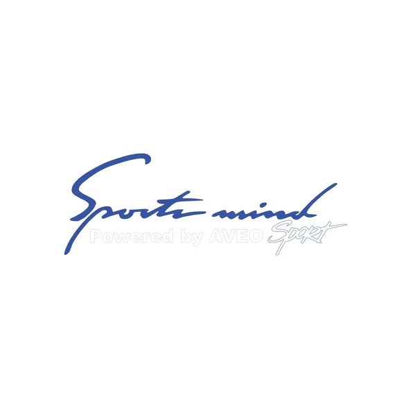 Sports Mind CHEVROLET AVEO Sports Sticker 17x17 Cm Mavi ürün görseli 1