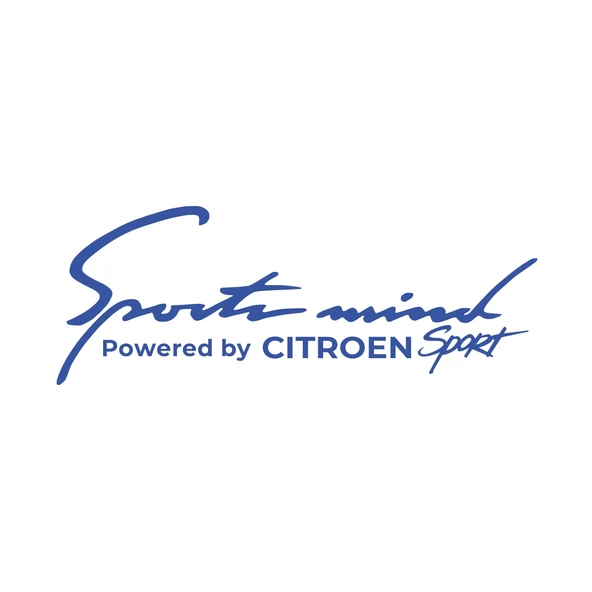 Sports Mind CITROEN Sports Sticker 17x17 Cm Mavi ürün görseli 1