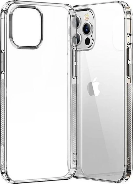 İphone 12 Pro Max Transparent Serisi Şeffaf Silikon Cep Telefonu Kılıfı ürün görseli 1