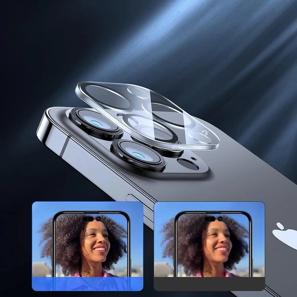 Joyroom İphone14 &14 Plus Kamera Cam Koruyucu - Resim 4