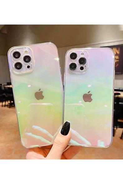 İphone 14 Pro Max Gökkuşağı Rainbow Kılıf Telefon Kılıfı ürün görseli 1