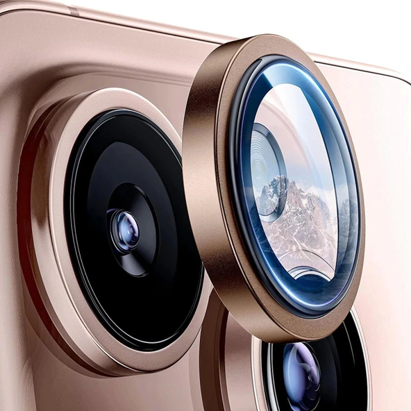 Joyroom İphone 16 Pro Ve 16 Pro Max Uyumlu Sapphire Lens Koruyucu ürün görseli 1