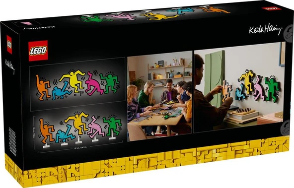 LEGO Art 31216 Keith Haring - Dancing Figures - Resim 2