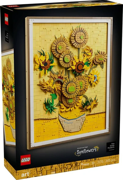 LEGO Art 31215 Vincent van Gogh – Sunflowers ürün görseli 1