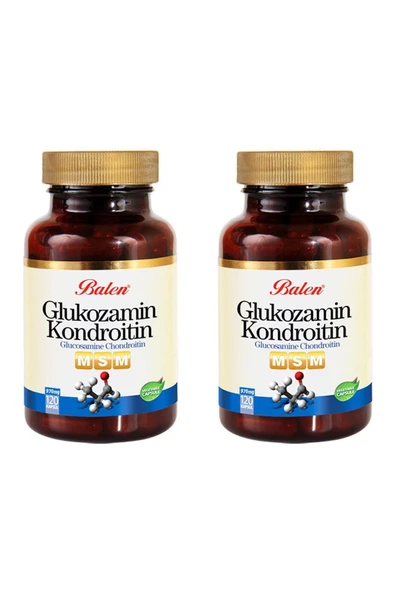 Balen Glukozamin Kondroitin MSM 970 mg 120 Kapsül 2'li ürün görseli 1