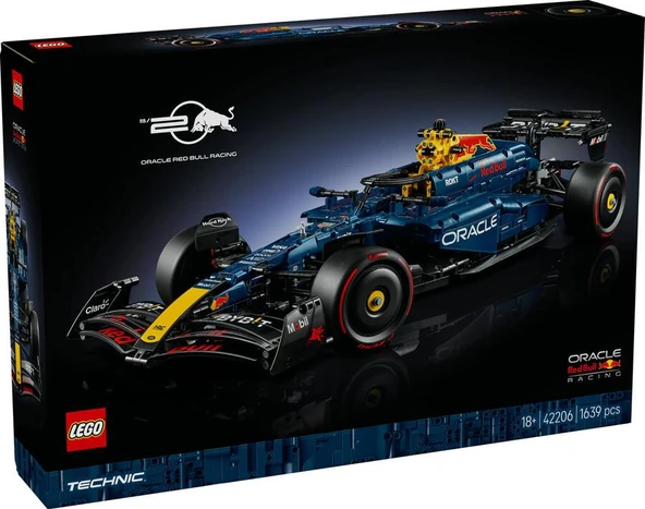LEGO Technic 42206 Oracle Red Bull Racing RB20 F1 Car ürün görseli 1