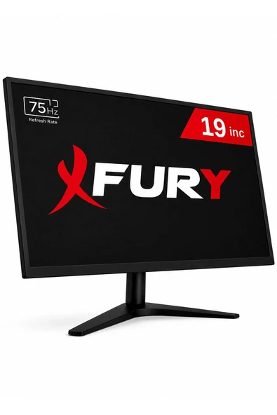FURY 19" Geniş Ekran 75 Hz 5ms (VGA,HDMI) Led Monitör ürün görseli 1