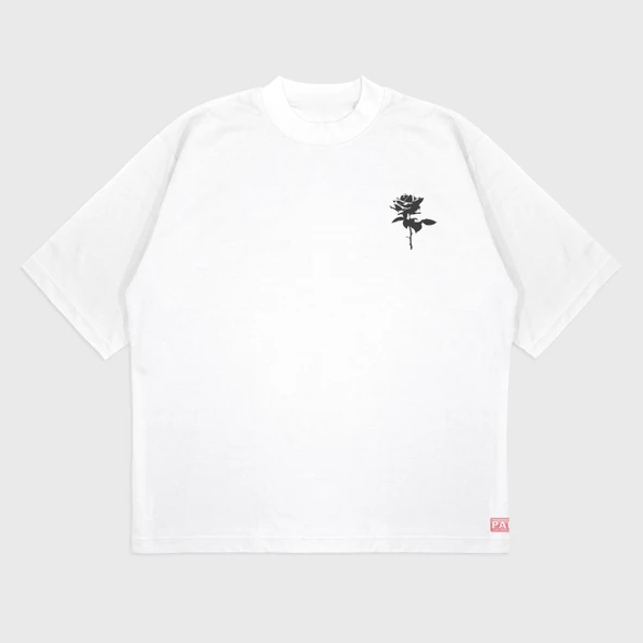 'Black Rose' UNİSEX T-SHIRT - Resim 2