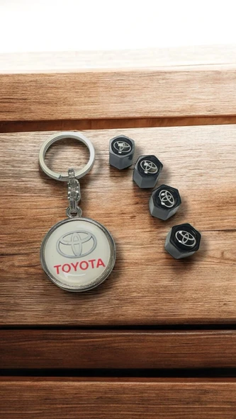 Toyota ile uyumlu 1 adet Damla Anahtar 4 adet sibop Kapağı Plastik ürün görseli 1