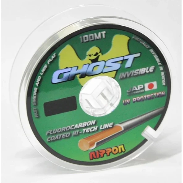 Nippon Ghost 100 mt FC Kaplama Misina  0.21 mm - 8.3 kg ürün görseli 1