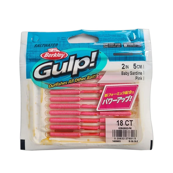 Berkley Gulp SW Baby Sardine 5cm 18 Adet LRF Yemi  Pink ürün görseli 1