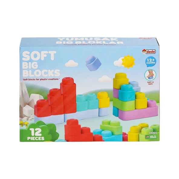 Fen Toys Yumuşak Big Bloklar 12 Parça ürün görseli 1