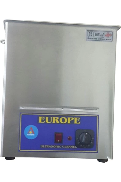 EUROPE Kuyumcu Ultrasonik Yıkama Makinesi 18 Litre ürün görseli 1