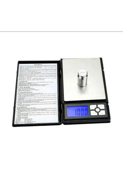 Arteks Teknik Kuyumculuk Gümüş Notebook Cep Terazi 500 Gram 0,01 ürün görseli 1