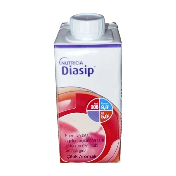 NUTRICIA DİASİP ÇİLEK AROMALI 200 ML X 1 ADET ürün görseli 1