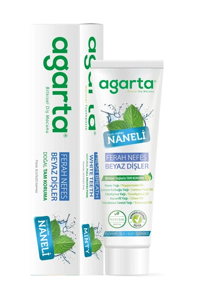 AGARTA DOĞAL DİŞ MACUNU *NANELİ 100 ML ürün görseli 1