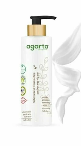 AGARTA DOĞAL YAŞLANMA KARŞITI TEMİZLEME SÜTÜ 225 ML ürün görseli 1