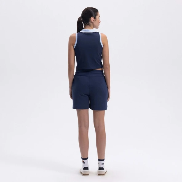 Ellesse Kadın Lacivert Pamuklu Şort – EF406-NV - Resim 2