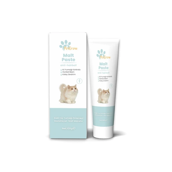 PetGrow Anti-Hairball Kedi Malt Macun 100gr | Tüy Yumağı Önleyici ürün görseli 1