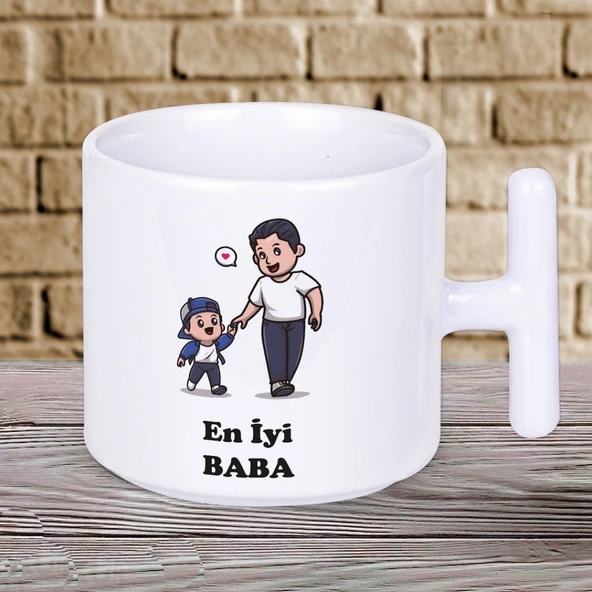 En İyi BABA Babalar Günü Baskılı Kupa Bardak Baskılı Kahve Kupa Bardak ürün görseli 1